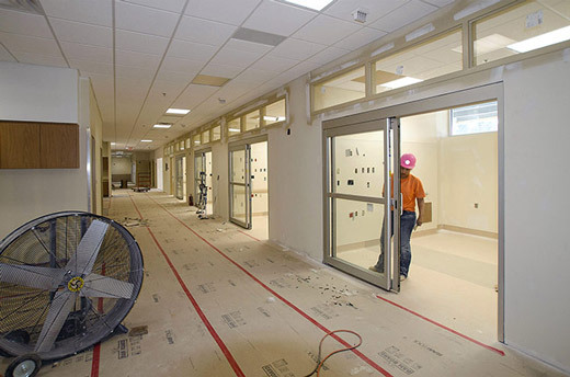 Infection Control Construction Worker at a Medical
Facility